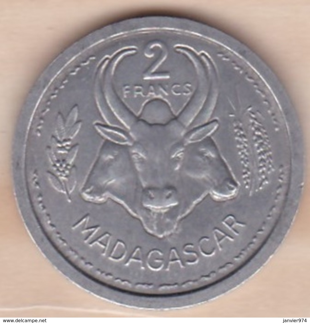 MADAGASCAR - UNION FRANCAISE. 2 FRANCS 1948. ALUMINIUM .SUP/ XF - Madagascar