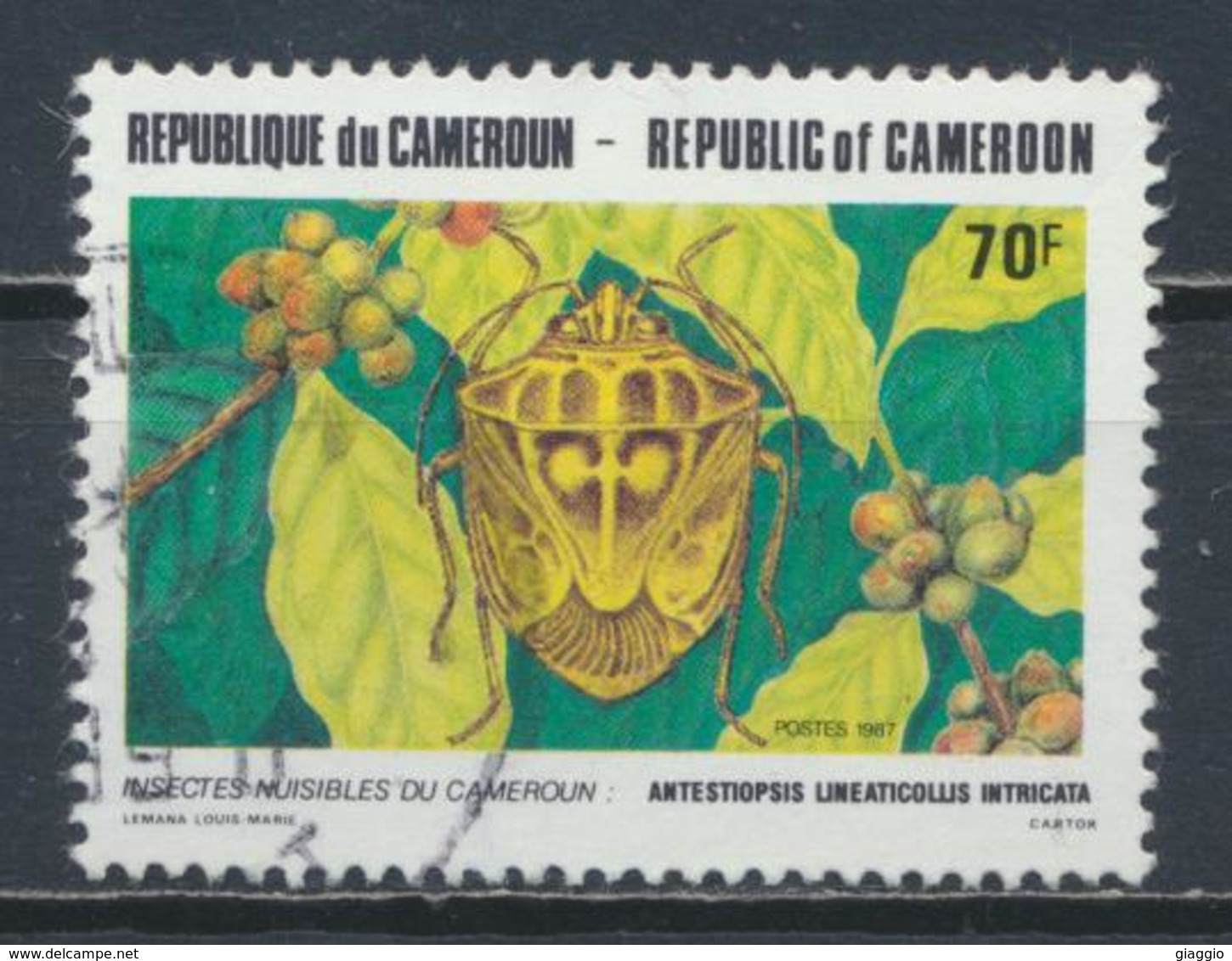 °°° CAMERUN - Y&T N°815 - 1987 °°° - Camerun (1960-...)