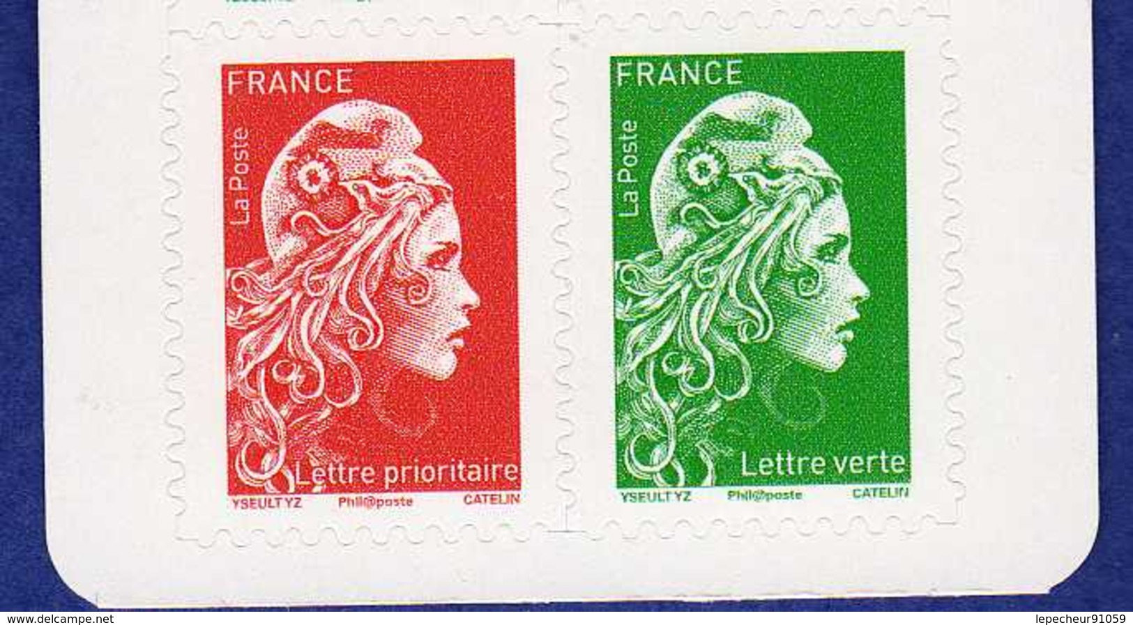 France Y&t : 2018 Marianne L'engagée - Lot De 2 Timbres Autoadhésifs Et 2 Timbres Gommés*** Issu Des Carnets. - 2018-2023 Marianne L'Engagée