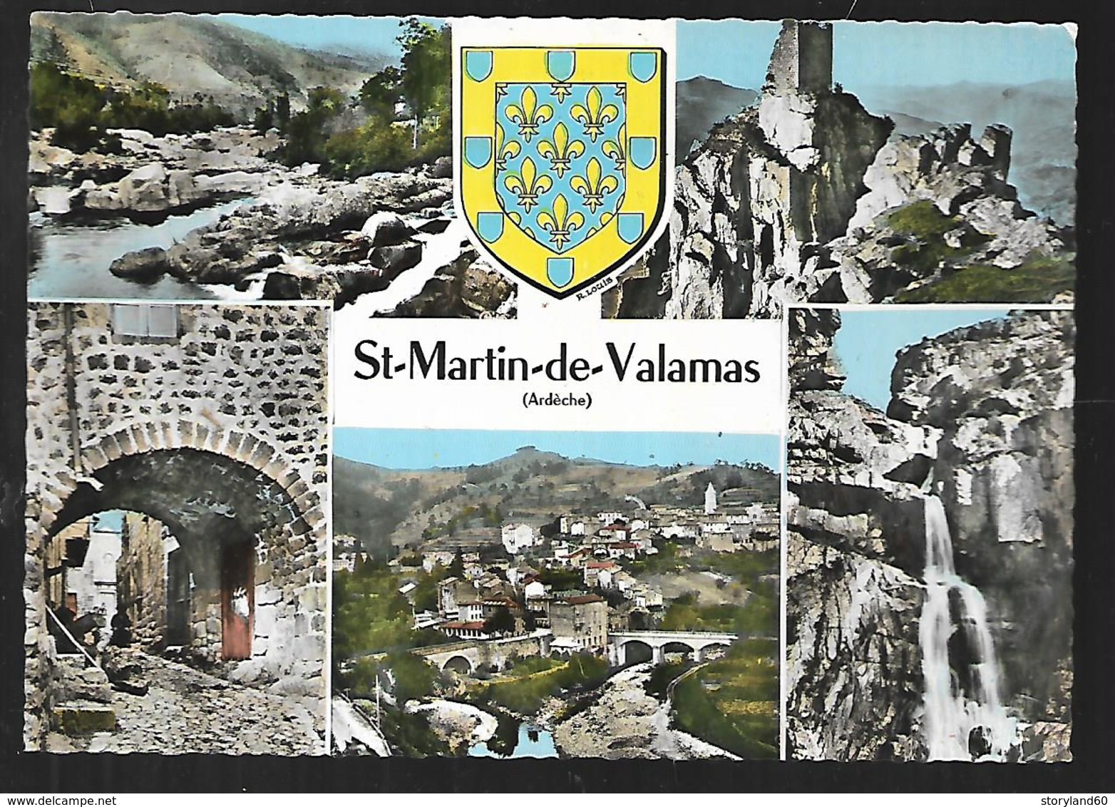 Cpm 0718850 Saint Martin De Valamas 5 Vues Sur Carte - Saint Martin De Valamas