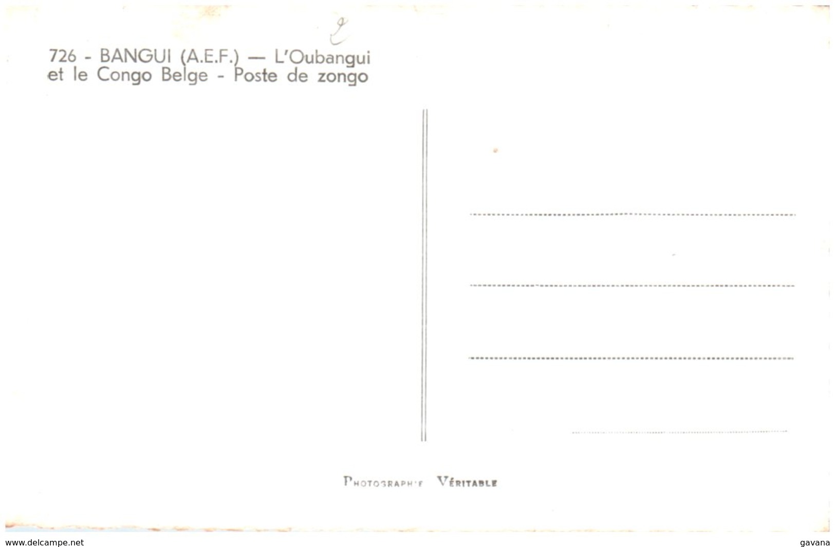 BANGUI - L'Oubangui Et Le COngo Belge - Poste De Zongo - Centrafricaine (République)