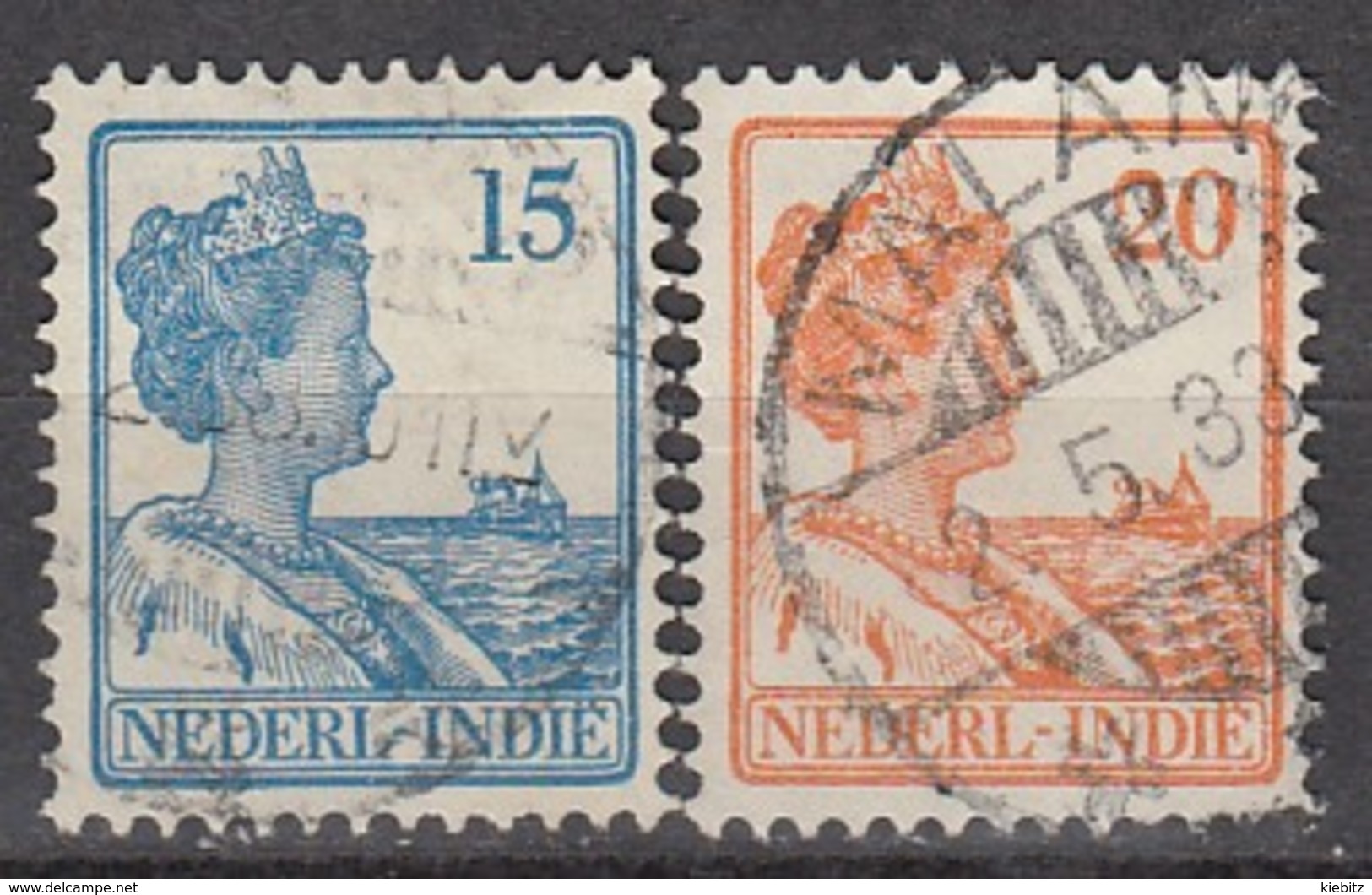 NIED. INDIEN 1929 - MiNr: 171+171A   Used - Niederländisch-Indien