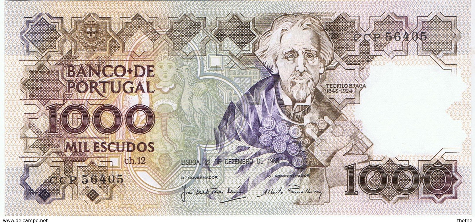 PORTUGAL - 1000 Escudos - NEUF - Portugal