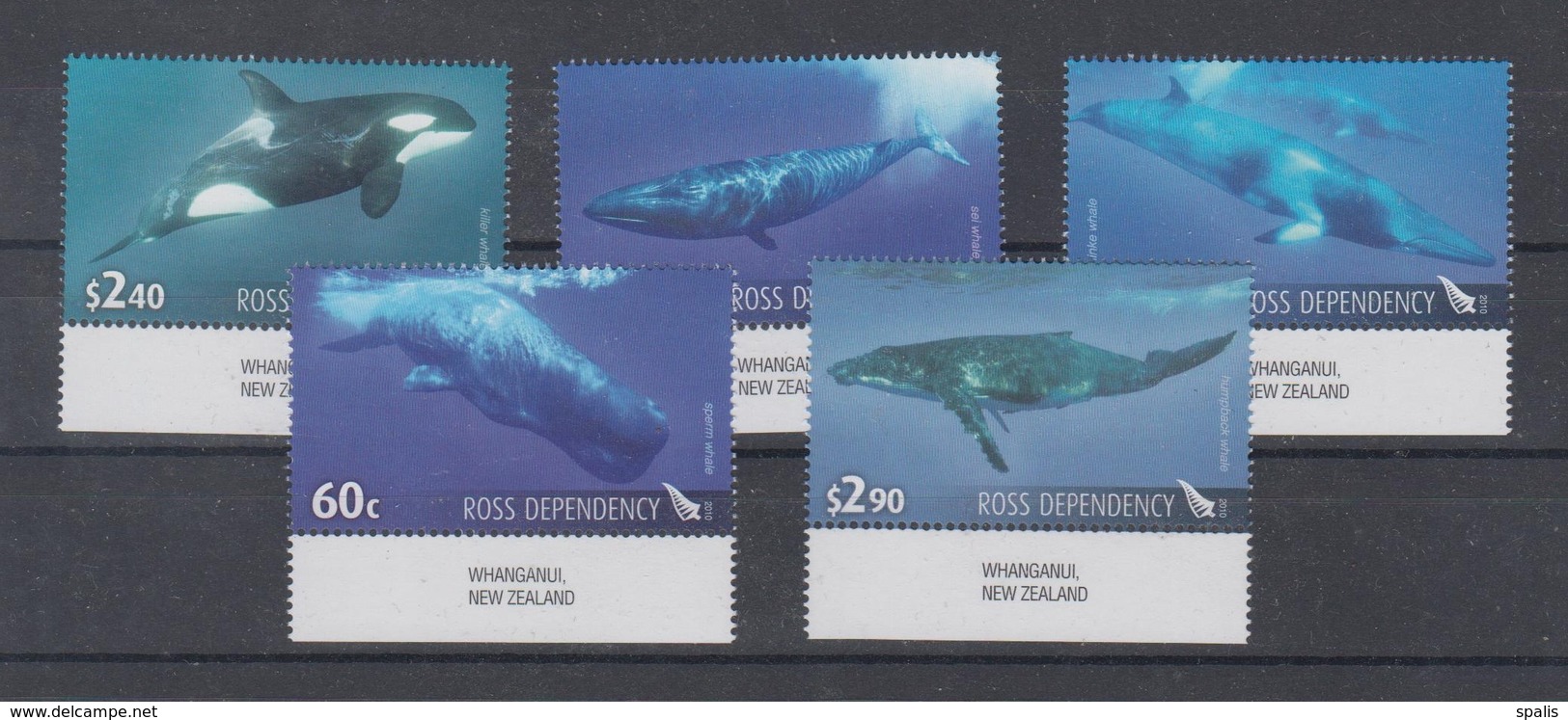 Ross Dependency 2010 Mi 119-23 Mnh Whales - Ongebruikt