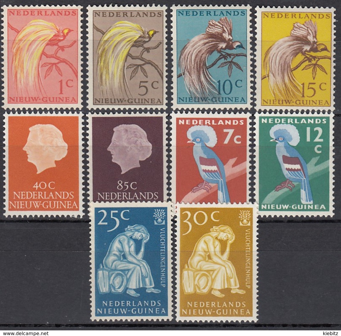 NIED. NEUGUINEA  - MiNr: Lot 10 X Feinst ** / MNH - Nueva Guinea Holandesa