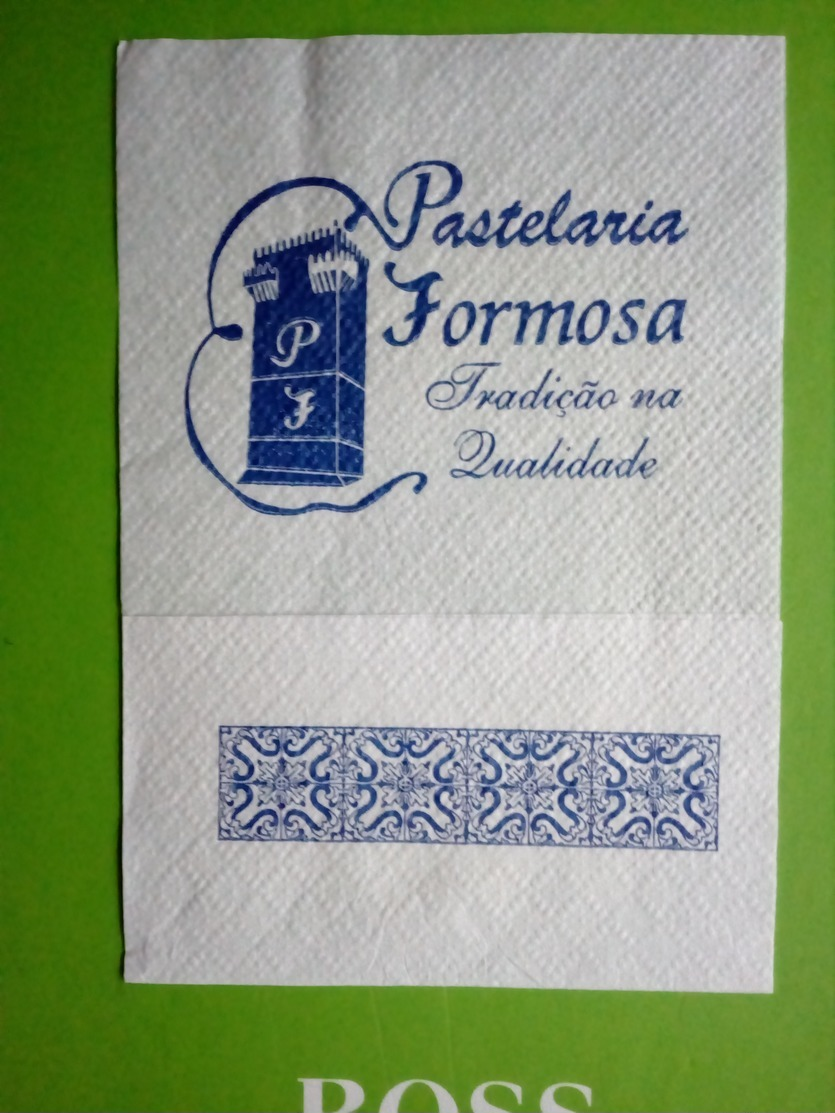 Servilleta,serviette .pastelaria Formosa,Portugal - Serviettes Publicitaires