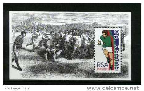 REPUBLIC OF SOUTH AFRICA, 1995, MNH Stamp(s) Rugby,   Block Nr. 36, F3729 - Unused Stamps