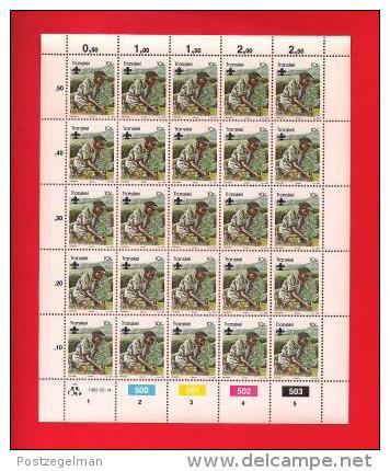 TRANSKEI, 1982, MNH Stamp(s) In Full Sheets, Boys Scouts,  Nr(s) 103-106 - Transkei