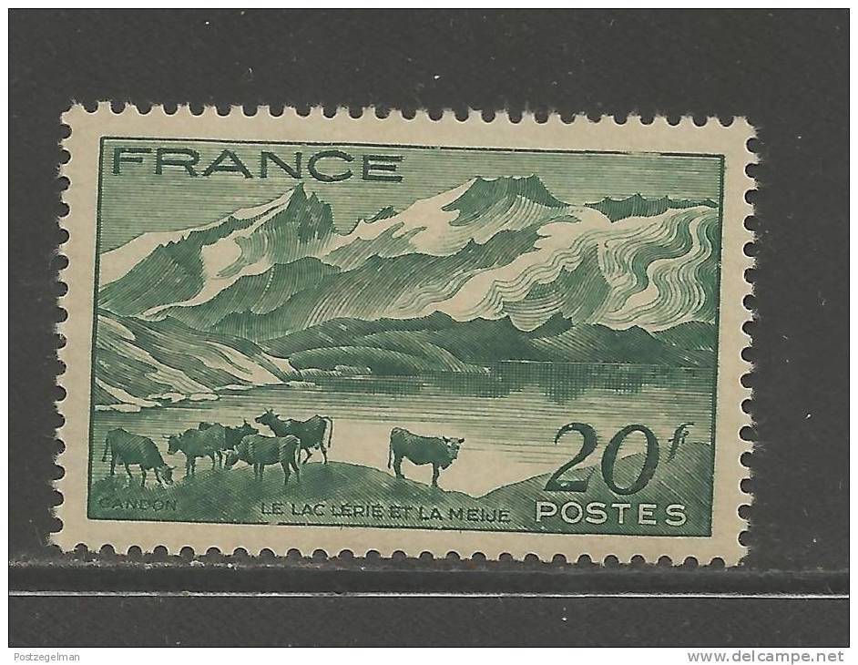 France 1943 Mint Hinged Stamp Lake Lerie And Meije Peak 20 Franc Nr. 594 - Unused Stamps