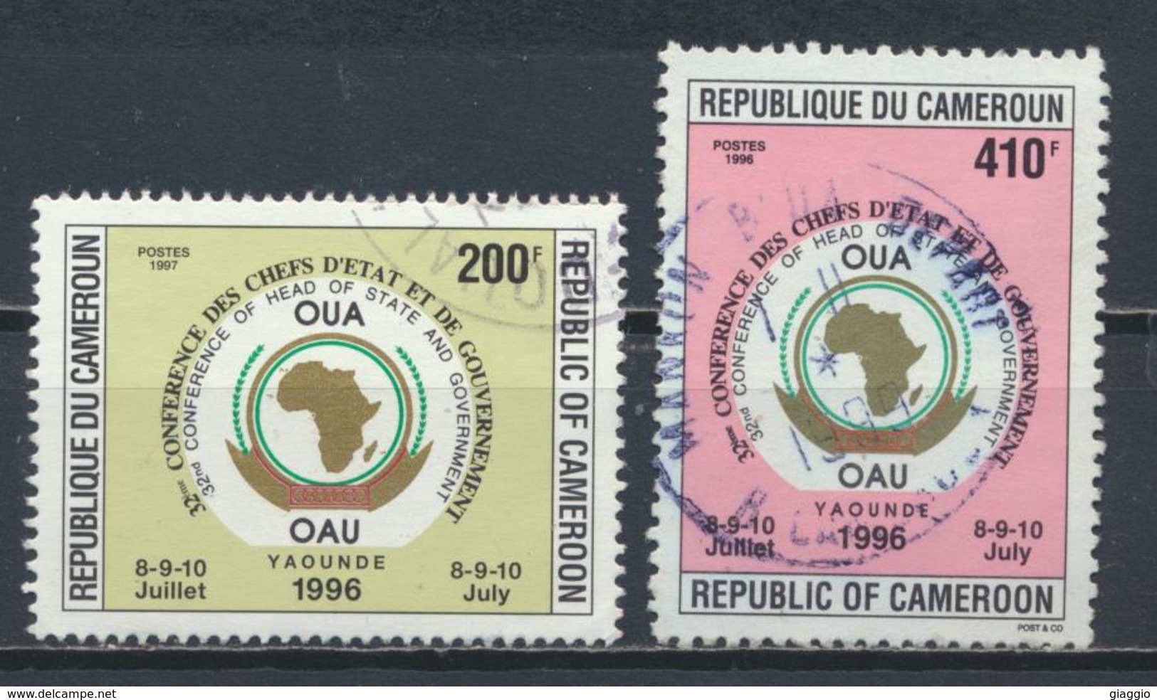 °°° CAMERUN - Y&T N°883/85 - 1996 °°° - Camerun (1960-...)