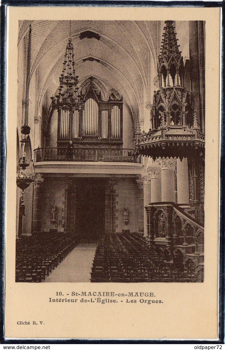 SAINT MACAIRE EN MAUGE - INTERIEUR DE L'EGLISE - LES ORGUES - ORGUE - ORGUS - ORGAN - Other & Unclassified