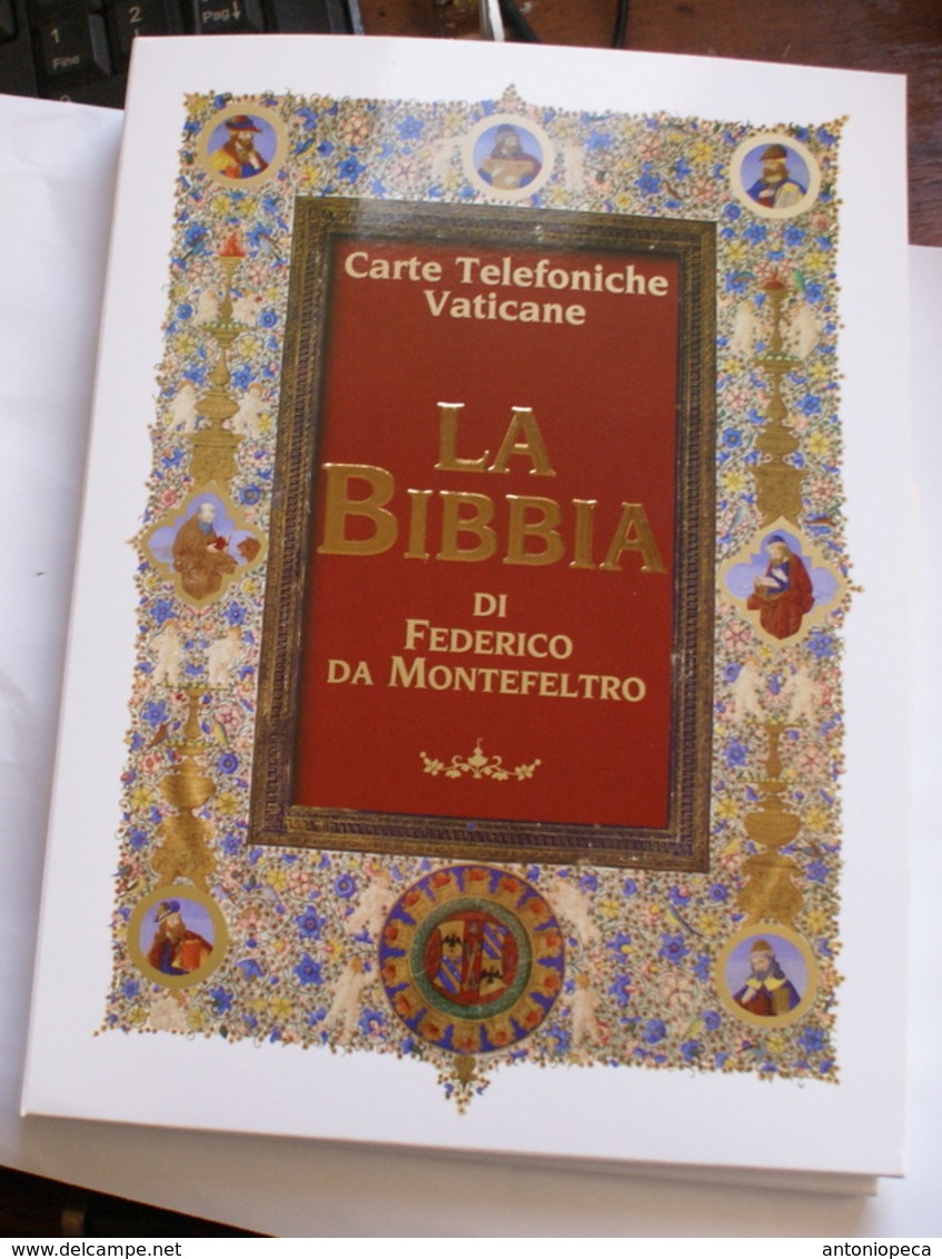 VATICAN 2018, COMPLETE YEAR IN ELEGANT FOLDER LA BIBBIA NUOVO E ANTICO TESTAMENTO - Vatican