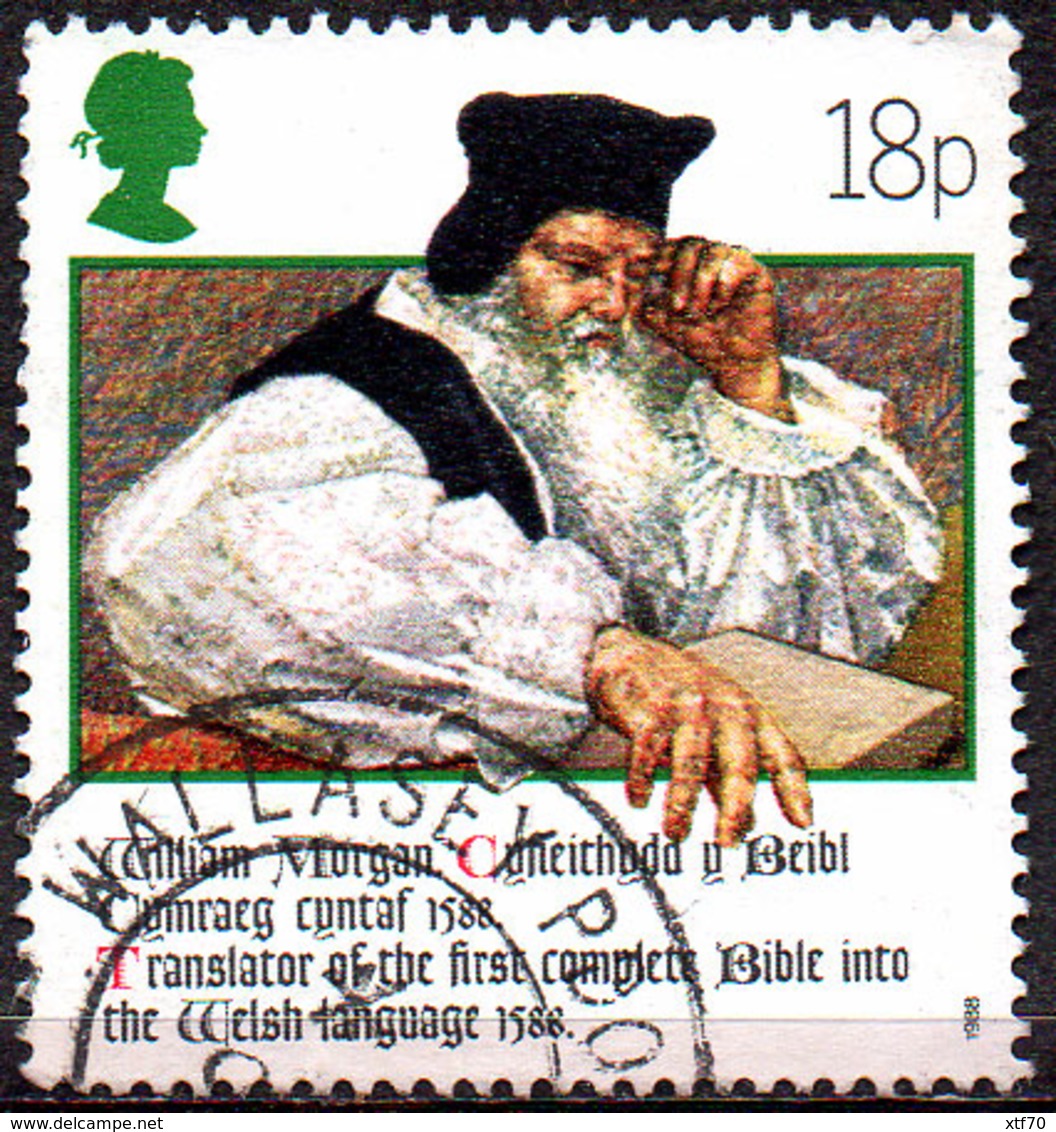 GREAT BRITAIN 1988 400th Anniversary Of Welsh Bible: 18p Rev. William Morgan - Used Stamps