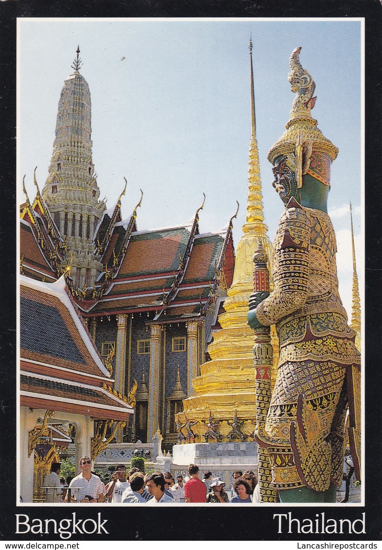 Postcard Bangkok Thailand Temple Of The Emerald Buddha My Ref  B23188 - Tailandia