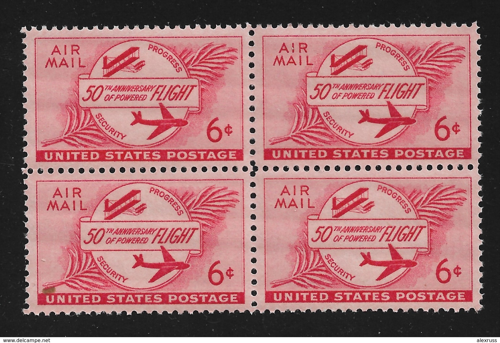 US 1953 Air Mail Block Of 4 Scott # C47,VF-XF MNH**OG - 2b. 1941-1960 Neufs