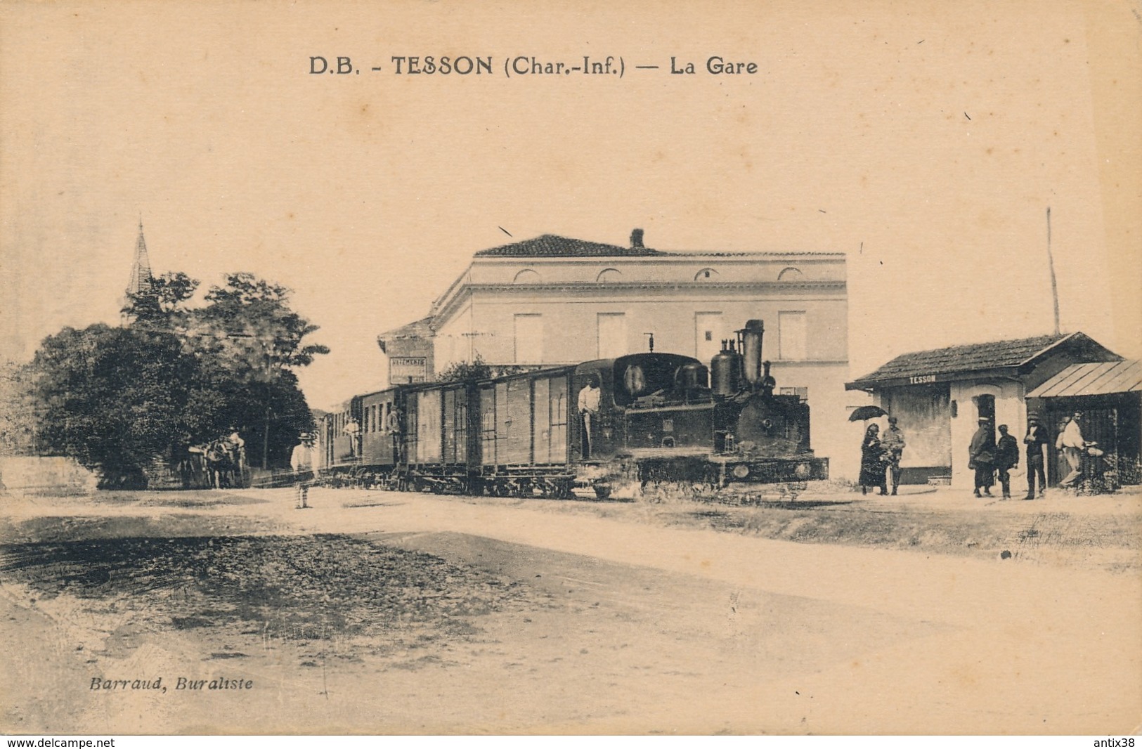 N68 - 17 - TESSON - Charente Maritime - La Gare - Other & Unclassified