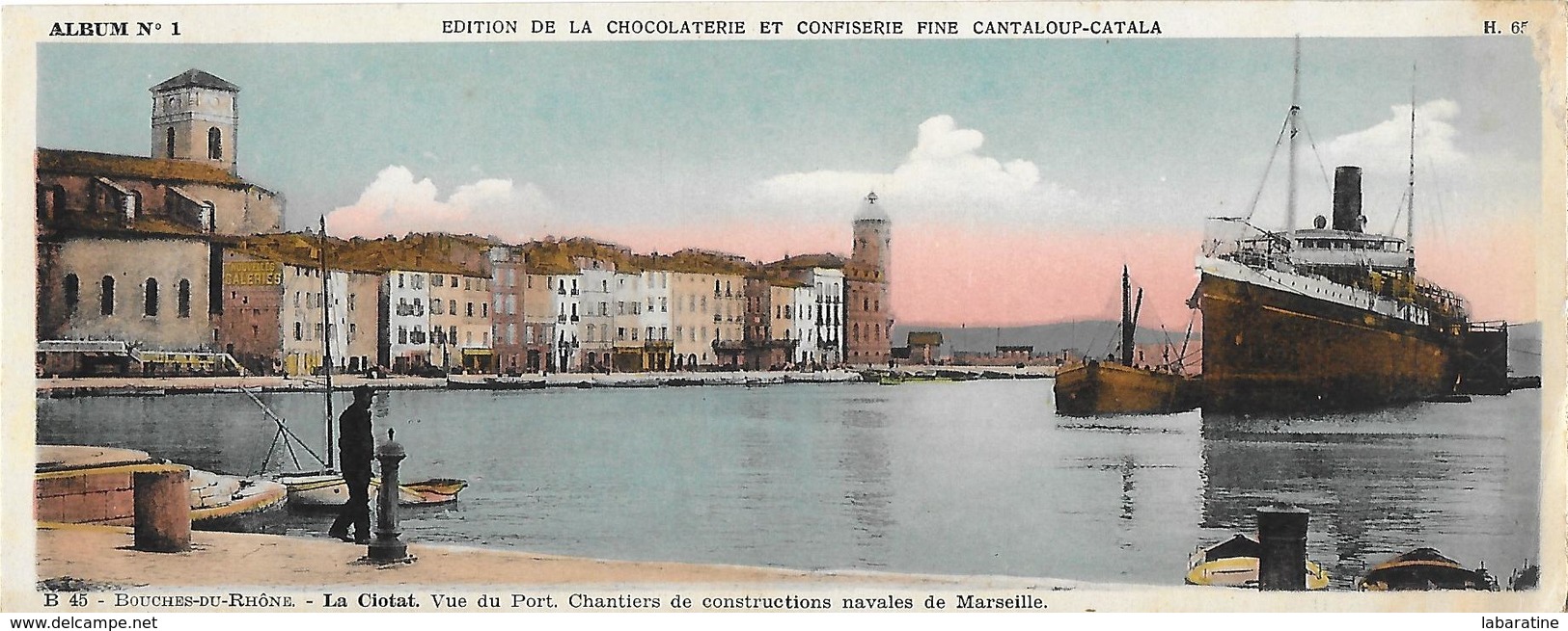 13)  LA  CIOTAT  - Vue Du Port  - Chantiers De Constructions Navales De Marseille - La Ciotat