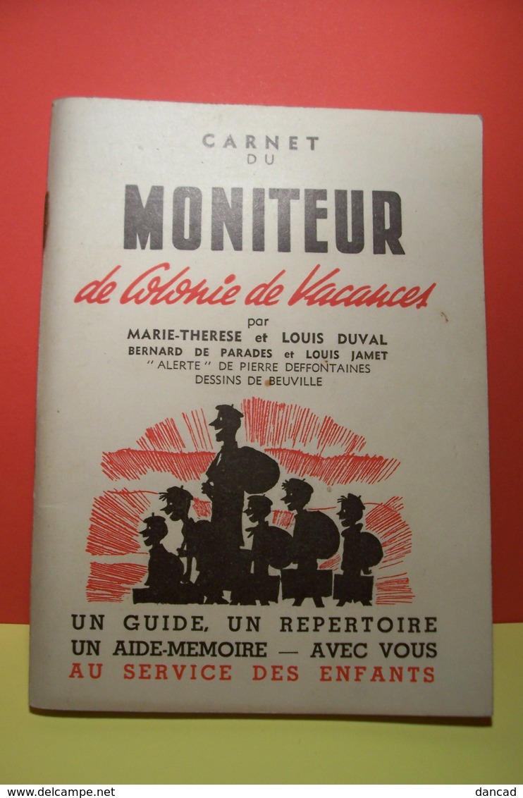 MONITEUR  DE COLONIE DE VACANCES - ( Carnet ) - 1963 - Natualeza