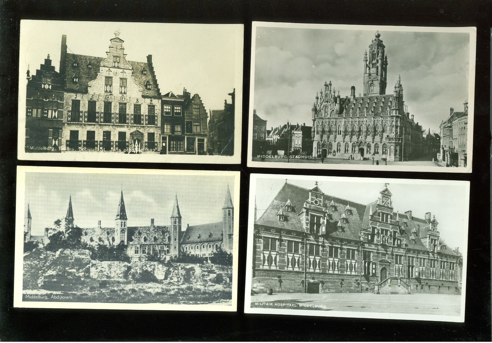 Mooi lot van 60 postkaarten van Nederland  Holland  Zeeland  Middelburg - 60 scans