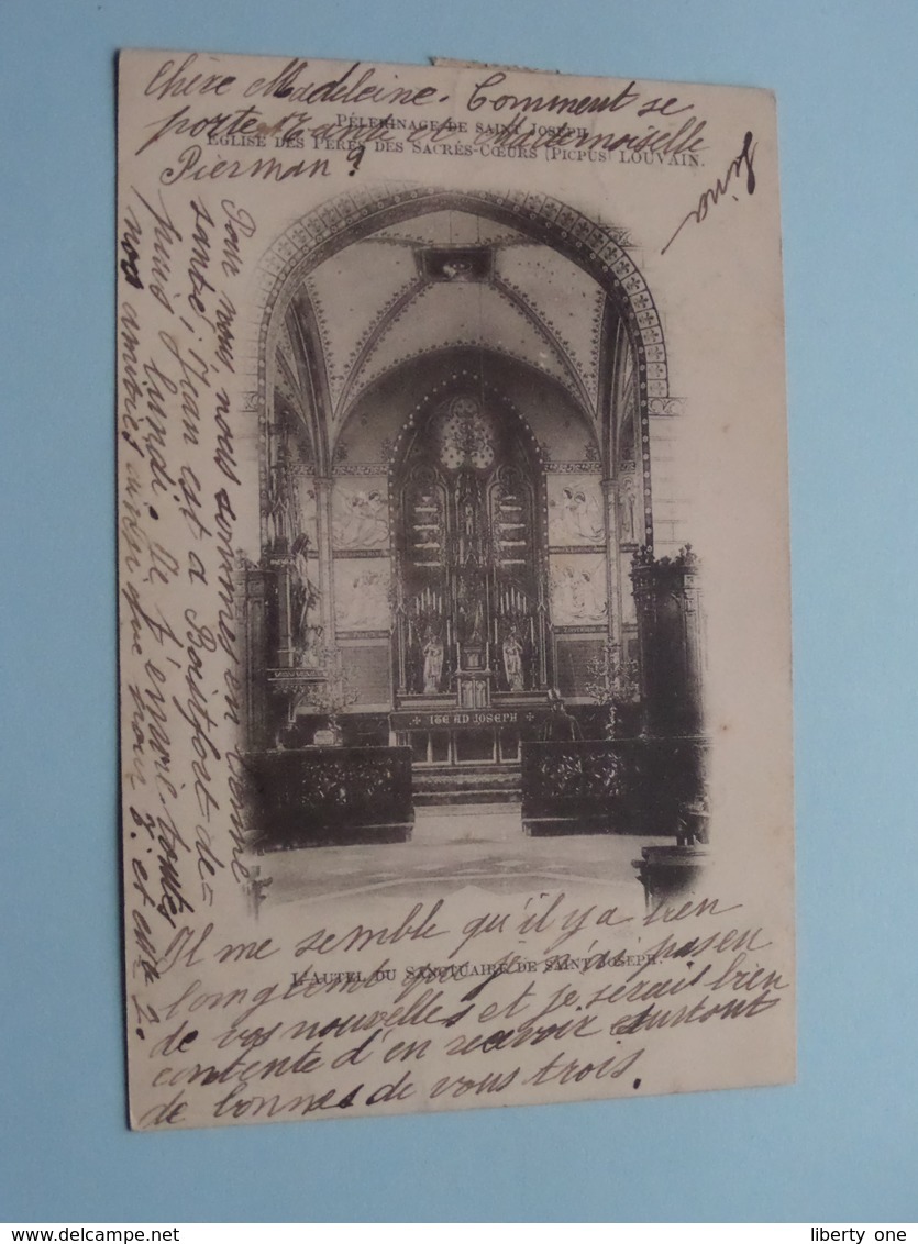 L'AUTEL DU SANCTUAIRE E SAINT-JOSEPH ( ) Anno 1901 ( Zie Foto Details ) ! - Leuven