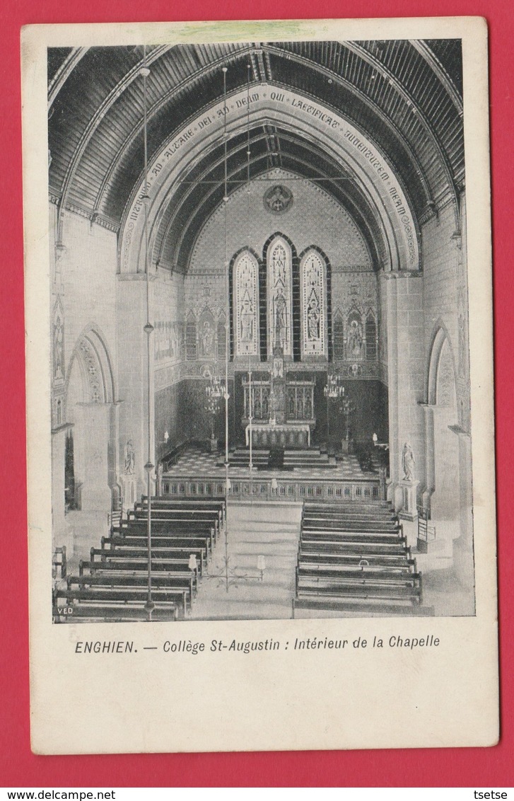 Enghien - Collège St-Augustin : Intérieur De La Chapelle ( Voir Verso ) - Enghien - Edingen