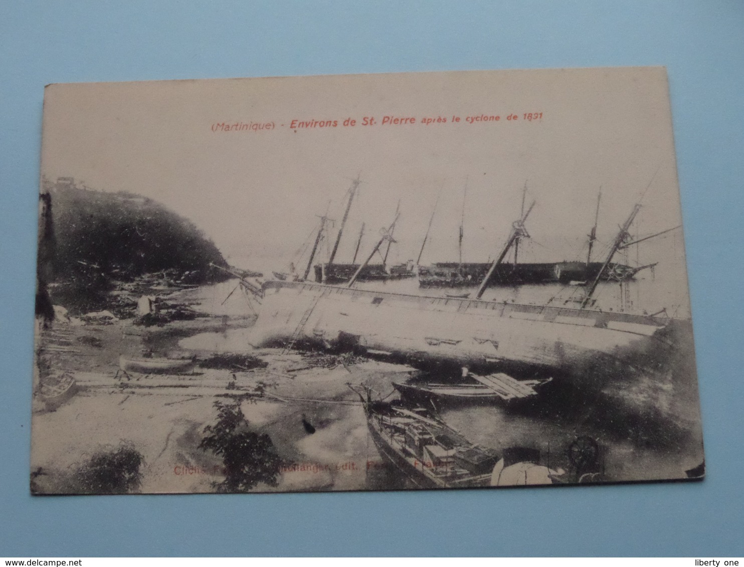 Environs De St. Pierre Après Le Cyclone De 1891 (Leboullanger) Anno 19?? ( Zie Foto Details ) ! - Other & Unclassified