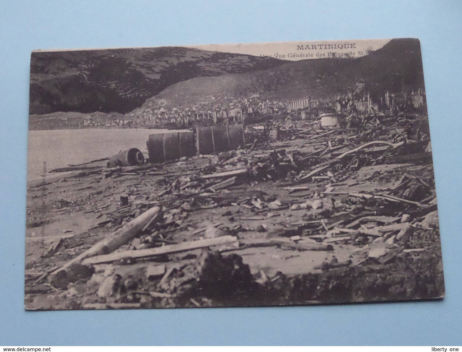 Une Vue Générale Des Ruines De St. Pierre (Leboullanger) Anno 19?? ( Zie Foto Details ) ! - Other & Unclassified