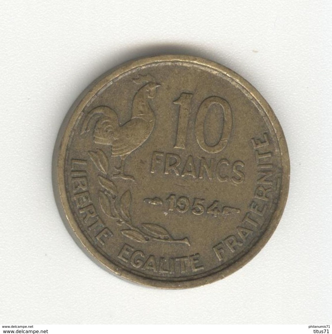 10 Francs France 1954 - TTB - Other & Unclassified