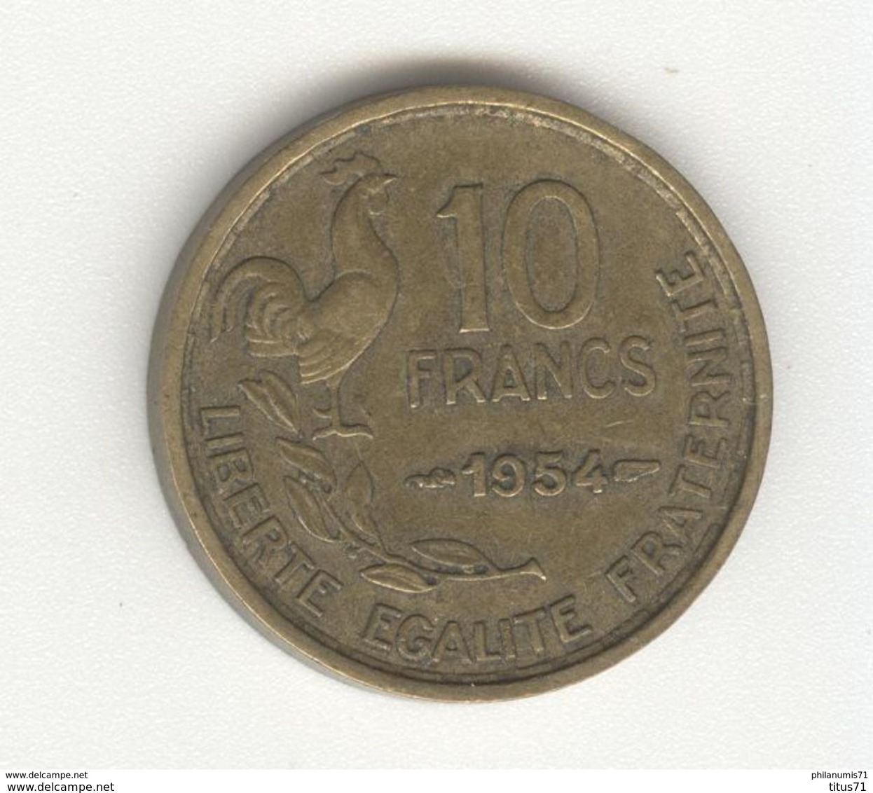 10 Francs France 1954 - TTB+ - Other & Unclassified