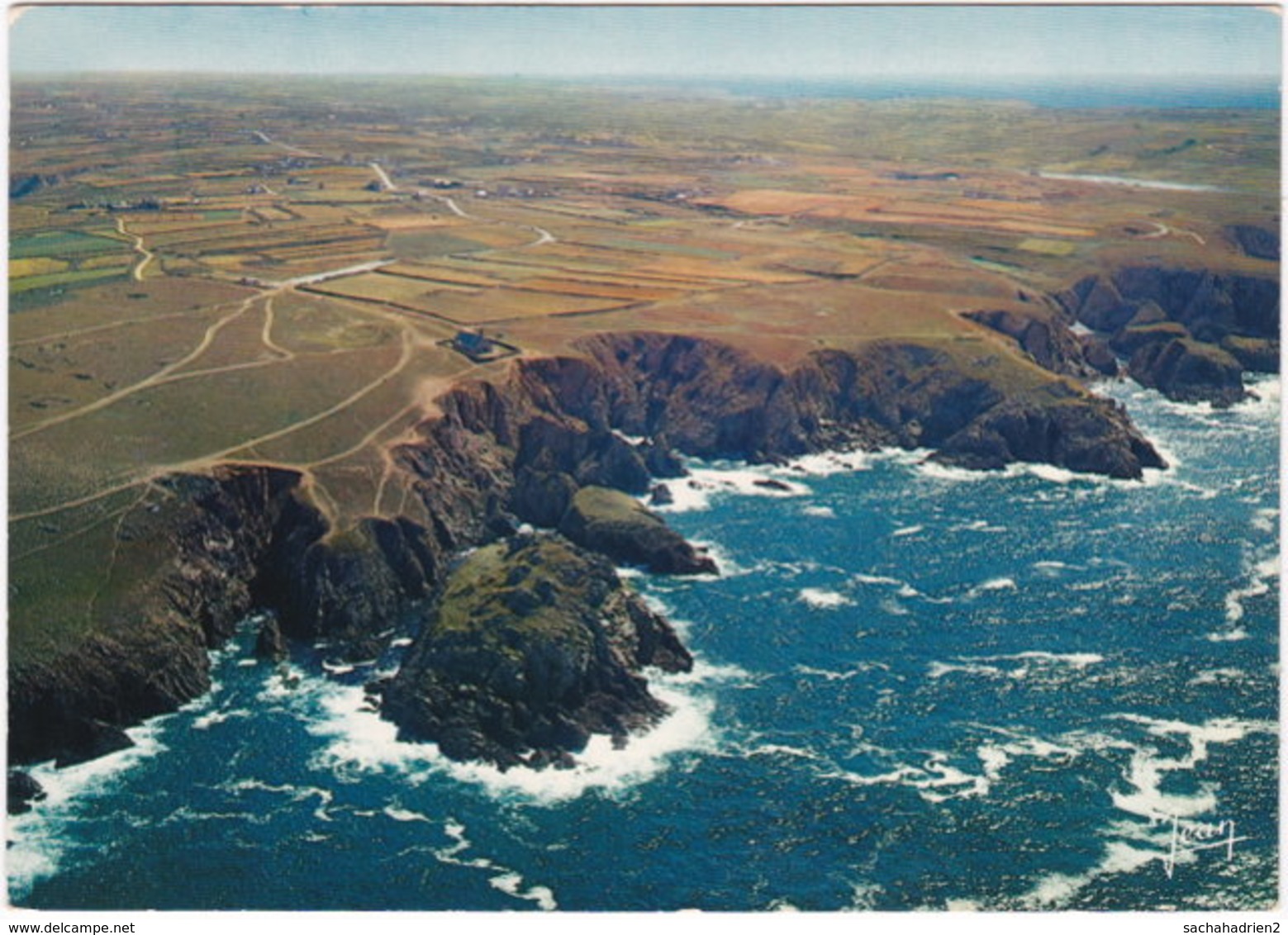 29. Gf. La Pointe Du Van En CLEDEN-CAP-SIZUN. La Côte Sauvage Et La Chapelle Saint-They. 853 - Cléden-Cap-Sizun