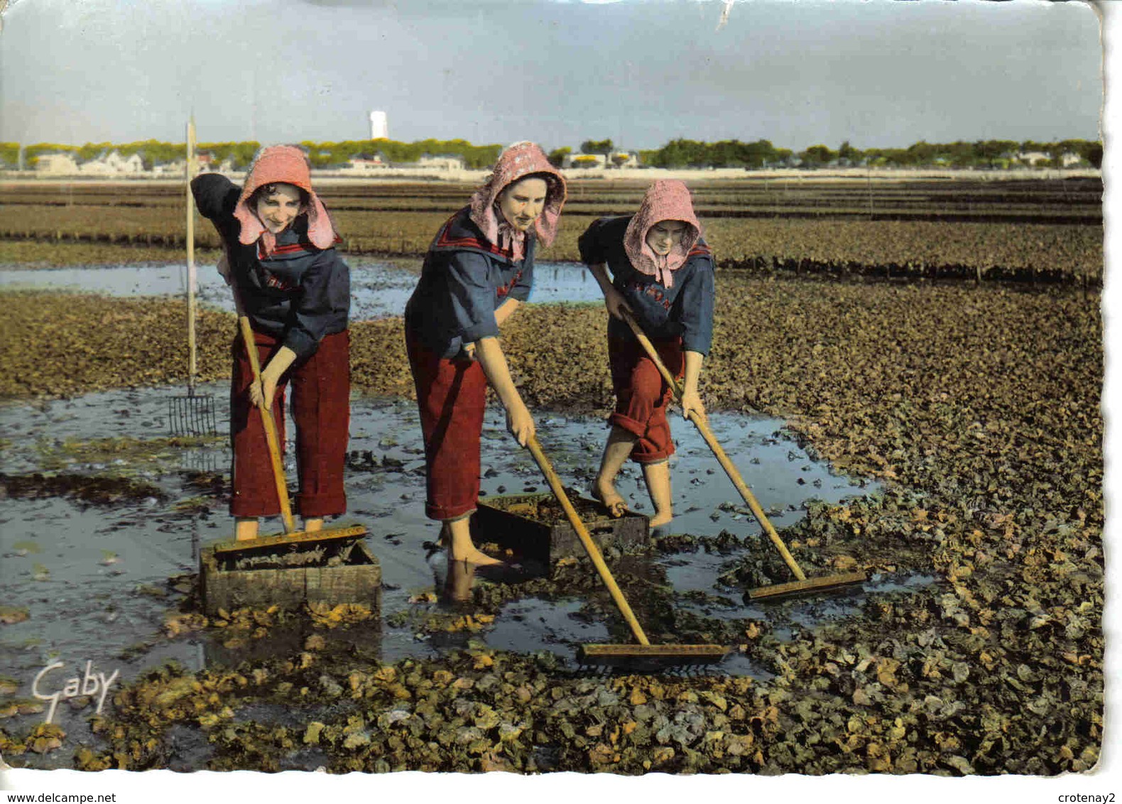 33 Folklore Bassin D'Arcachon N°7 Collecte Huîtres Groupe Folklorique Tout Pour La Patrie Postée D'Andernos En 1964 - Arcachon