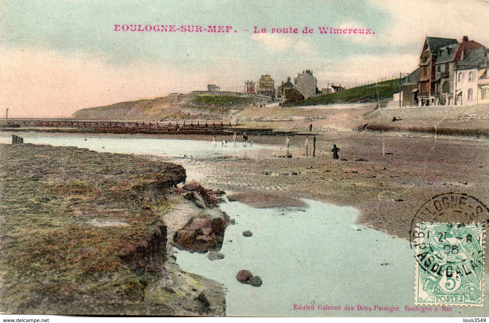 Boulogne  Sur  Mer -   La  Route  De  Wimereux.. - Boulogne Sur Mer