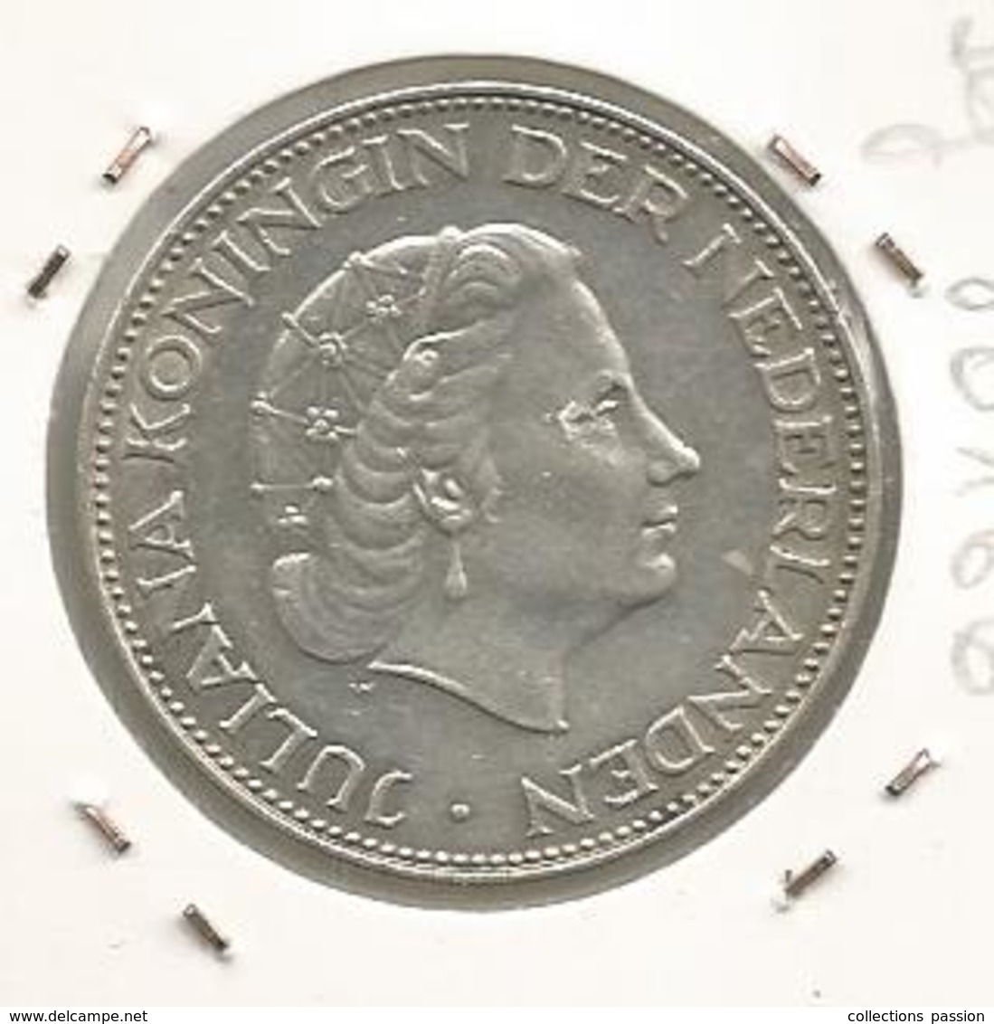 Monnaie, Pays Bas, NEDERLAND , 1960 , 2 1/2 Gulden ,Juliana Koningin Der Nederlanden, Frais Fr 1.85 E - 1948-1980 : Juliana