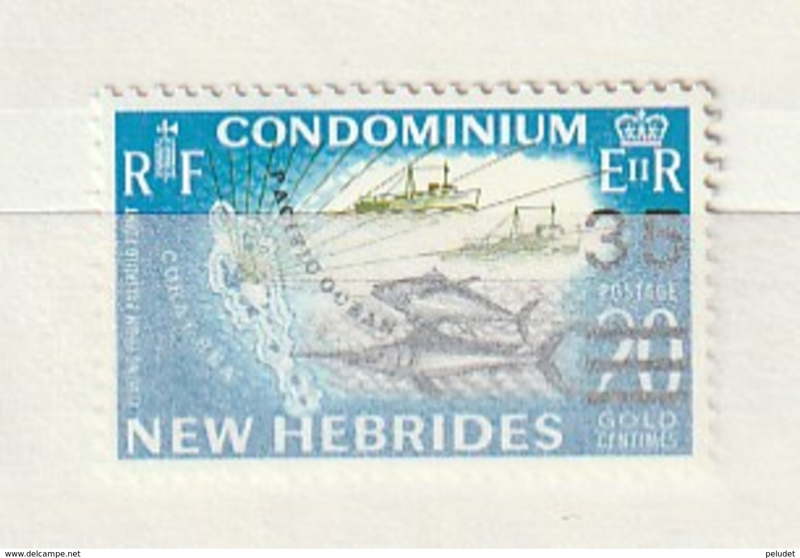 New Hebrides 1970 141	35c On 20c Surcharge	NH 1v - Nuevos