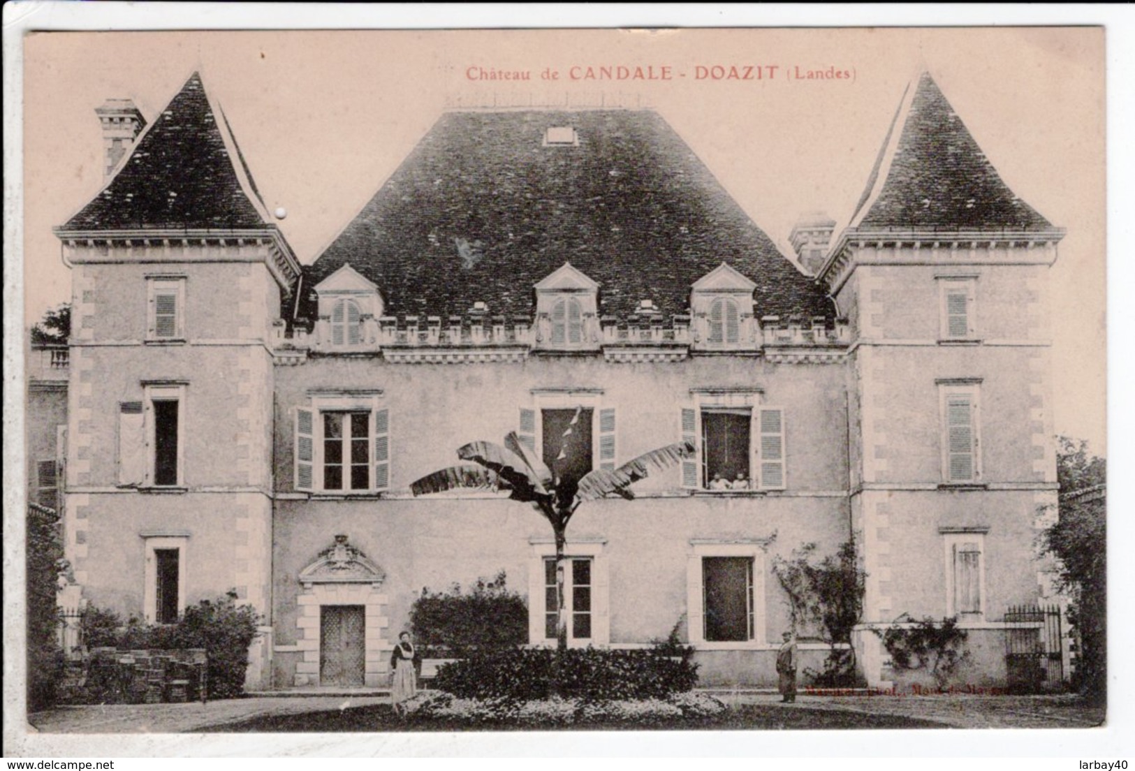Cpa Carte Postale Ancienne  - Doazit Chateau De Candale - Sonstige & Ohne Zuordnung