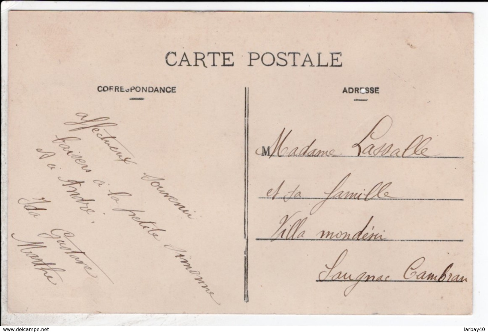 Cpa Carte Postale Ancienne  - Doazit Chateau De Candale - Sonstige & Ohne Zuordnung