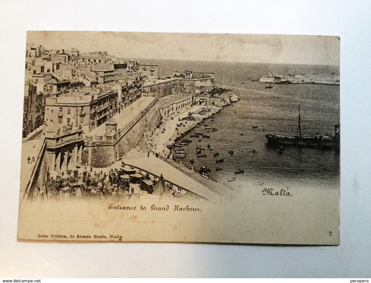 AK  MALTA  LA VALLETTA    1901 - Malta