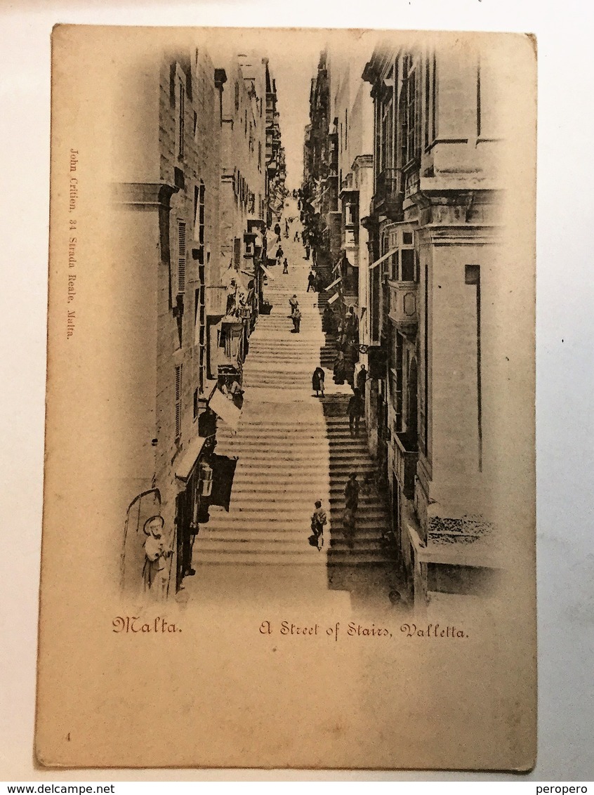 AK  MALTA  LA VALLETTA    1901 - Malta