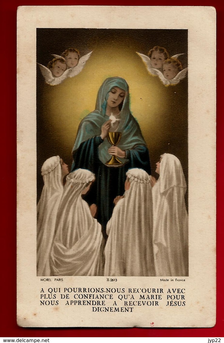 Image Pieuse Holy Card Communion Liliane Dominguez 31-05-1953 - Ed Morel B. 2613 - Devotion Images