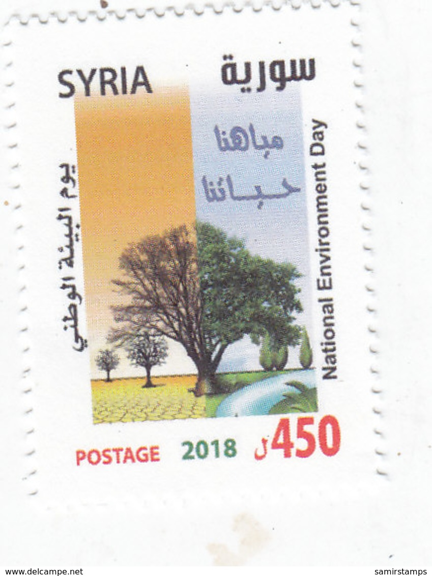 Syria New Issue 2018,Nat Environment Day 1 V.complete Set MNH ,High Value - SKRILL PAYMENT ONLY - Syria