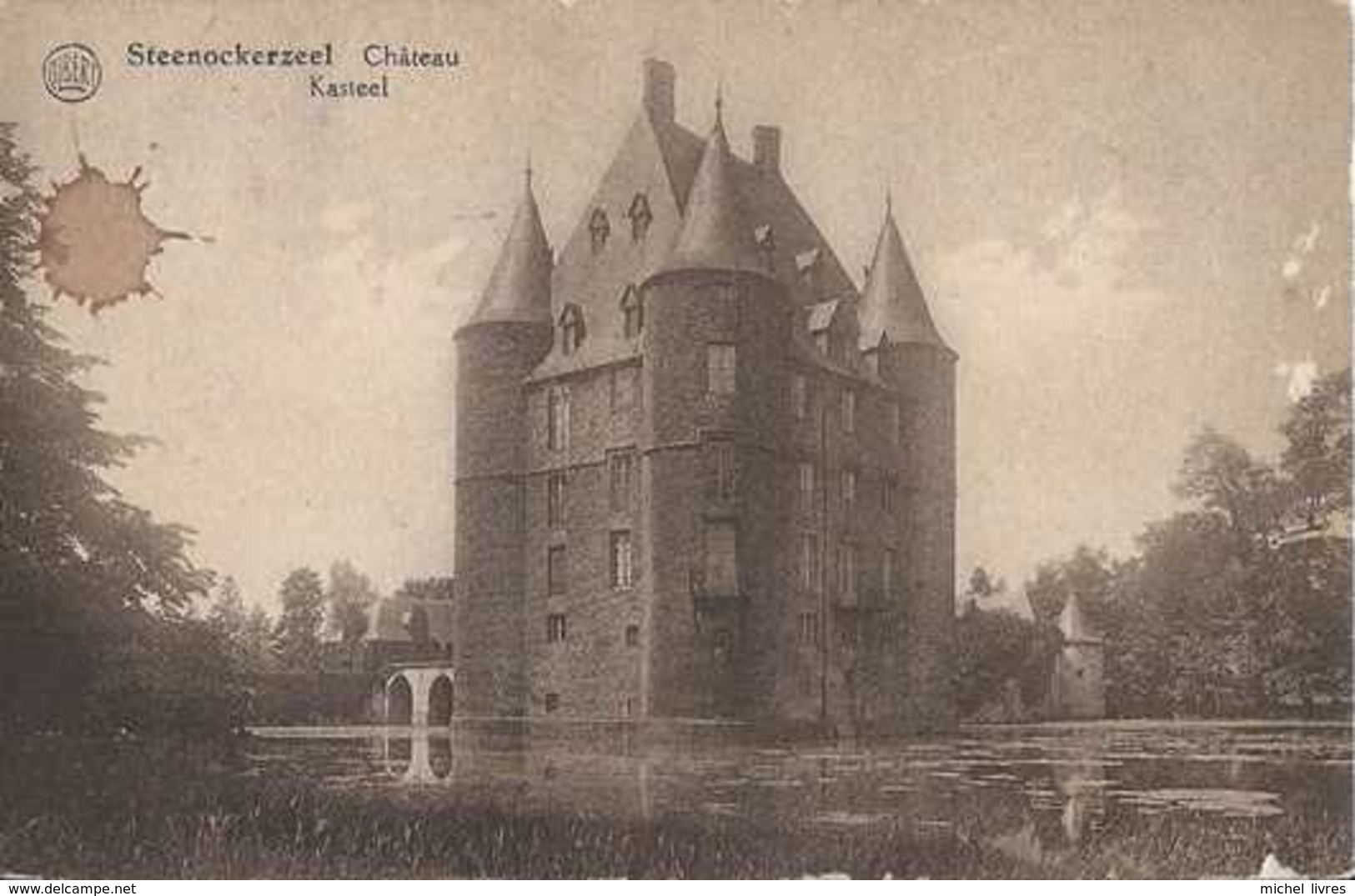 Steenockerzeel - Château - Kasteel - Circulé - BE Voir Scan - Tache - Steenokkerzeel