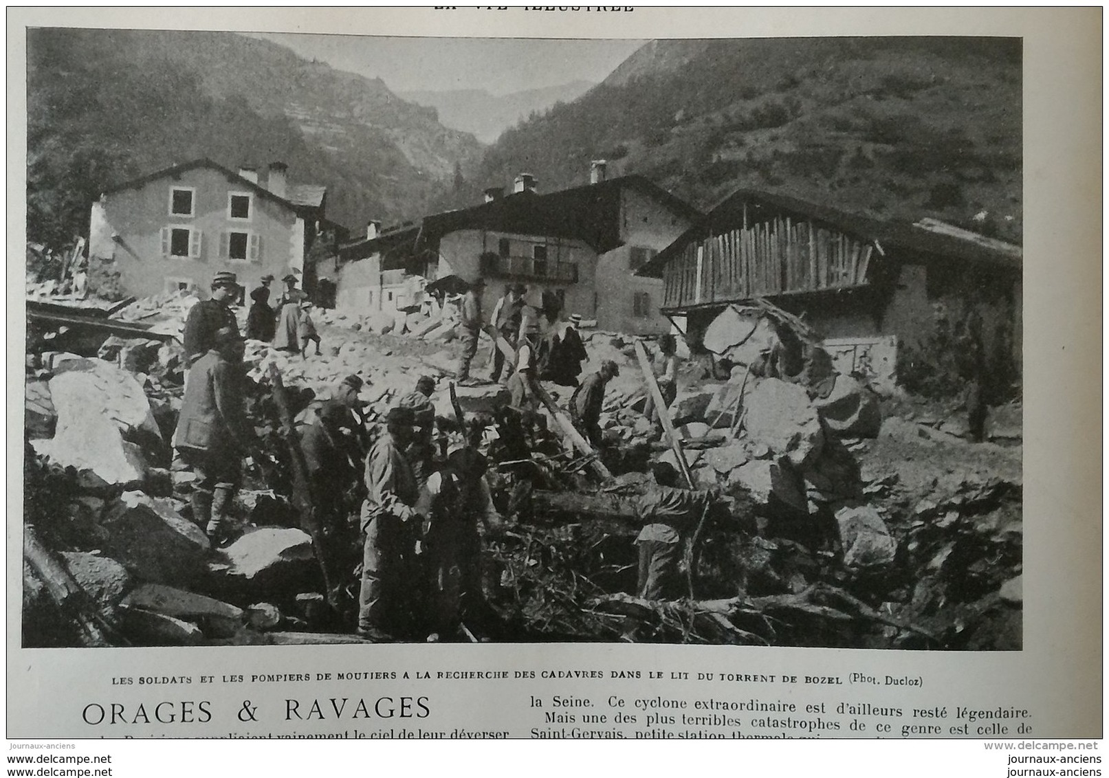 1904 TOUR DE FRANCE CYCLISTE - MEETING D'OSTENDE - BAINS DELIGNY ET PONT DE SOLFERINO - BOZEL - CLUSES