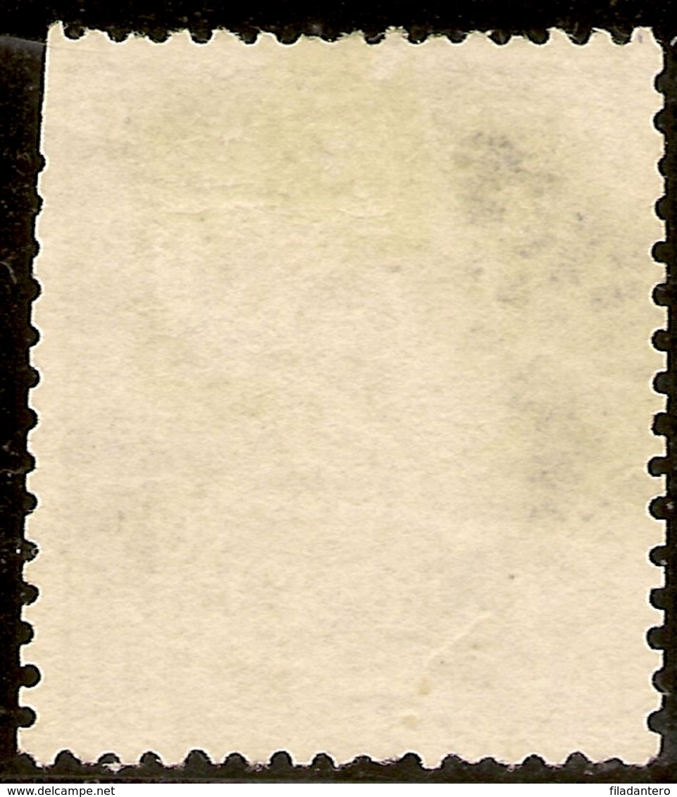 ESPAÑA Edifil 116 (º) 2 Céntimos Gris   Corona Real,cifras,Amadeo  1872  NL871 - Usados