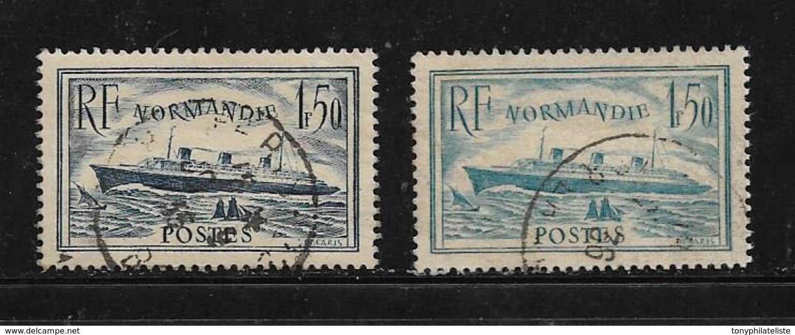 France Timbres De 1935/36  N°299/300 Oblitérés Cote 22€30 - Used Stamps