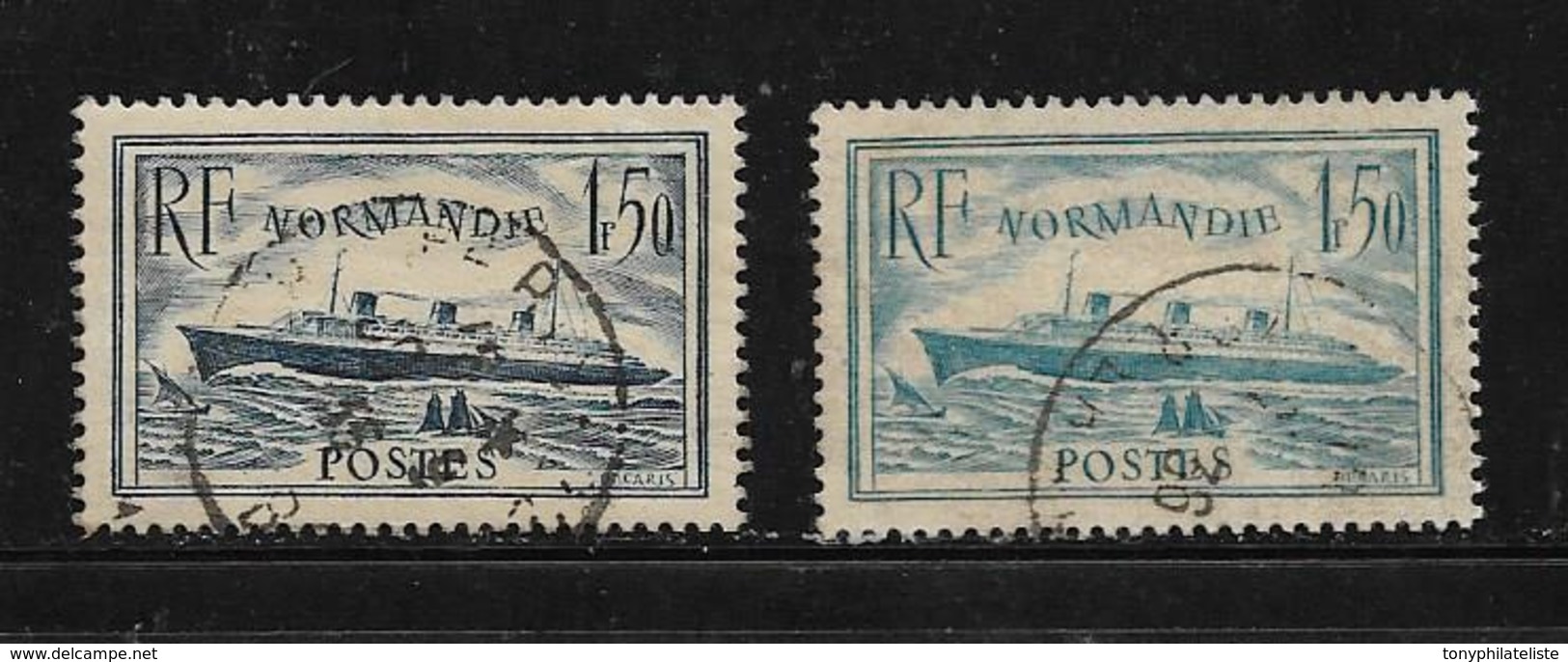 France Timbres De 1935/36  N°299/300 Oblitérés Cote 22€30 - Oblitérés