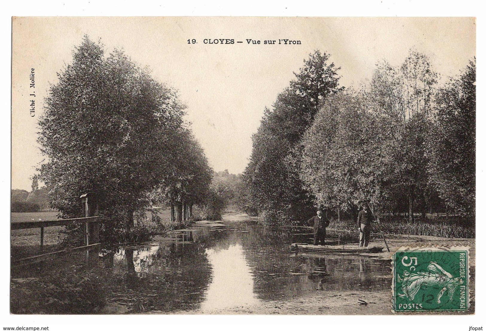 28 EURE ET LOIR - CLOYES Vue Sur L'Yron - Cloyes-sur-le-Loir