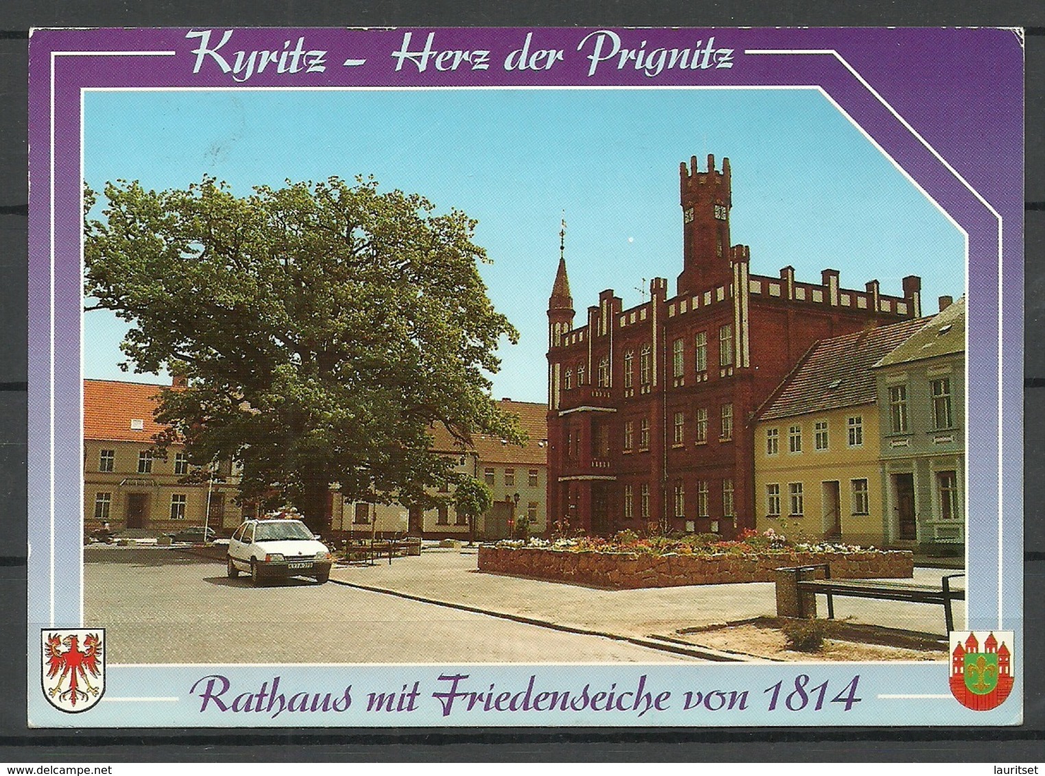 Deutschland KYRITZ Manor House Rathaus Sent 1994 With Stamp - Kyritz