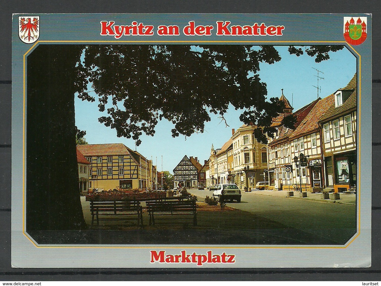 Deutschland KYRITZ Marktplatz Sent 1994 With Stamp - Kyritz