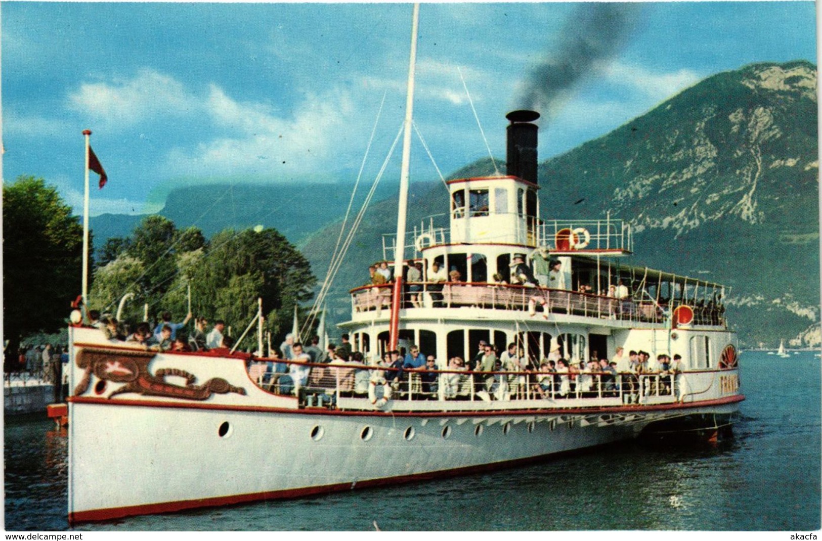 CPA Le Lac D'Annecy, Retour Au Port SHIPS (783378) - Autres & Non Classés