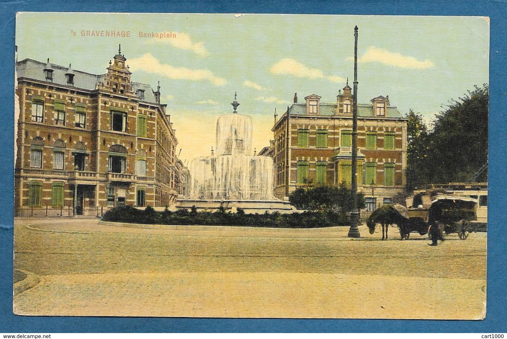 's GRAVENHAGE  DEN HAAG BANKAPLEI UNUSED - Den Haag ('s-Gravenhage)